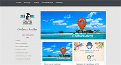 Desktop Screenshot of couleurs-antilles.com